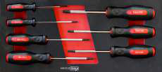 Modular screwdriver set, Phillips and slotted, 8 pcs (05.090.38, MARCO TOOLS)