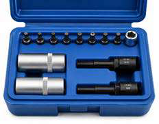 Gaisa kondicionētāja sistēmas vārstu serdeņu izņemšanas komplekts (05.090.73, MARCO TOOLS)