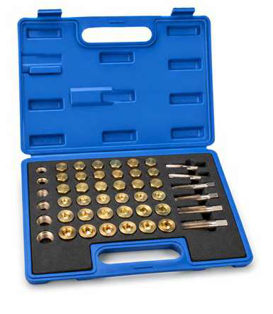 Oil drain plug repair kit, 114 pcs (05.098.02, MARCO TOOLS)