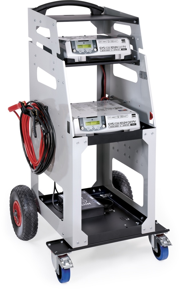 BALANCING PACK 4: GYSFLASH 101.24 CNT FV Charger + Trolley (085565, GYS)