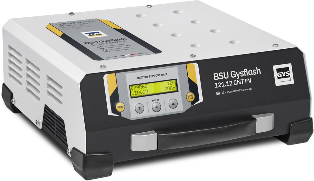 Lādētājs GYSFLASH 121.12 CNT FV (5 m kabeļi), AUS/NZ (082298, GYS)