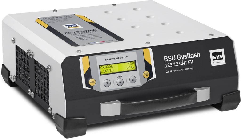 Akumulatoru lādētājs GYSFLASH 125.12 CNT FV (5 m vadi) (082274, GYS)