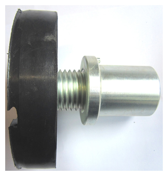 Apvalus atraminis lėkštelis 75 su gumine atrama, reguliuojamas 35-75 mm (PZ-GT45.075, PITLIFT)
