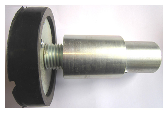Apvalus atraminis lėkštelis 200 su gumine atrama, reguliuojamas 95-190 mm (PZ-GT45.200, PITLIFT)
