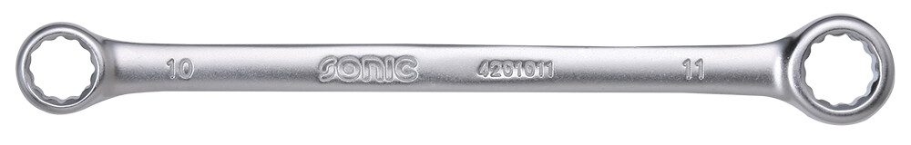 Divpusējā gredzenatslēga 10x11 mm (4201011, SONIC)
