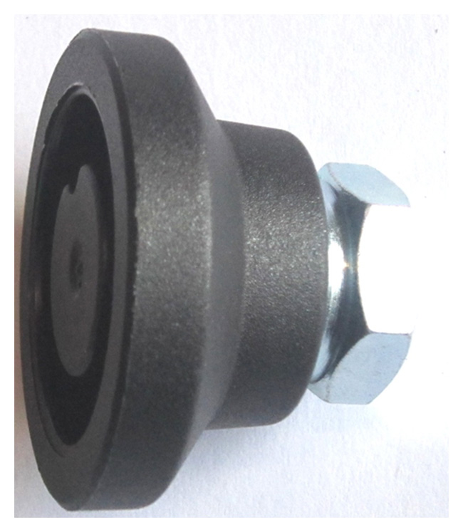 Šarnīra pēda ar iekšējo vītni, komplekts 4 gab. (KGF.343.3-32-M10-A, PITLIFT)