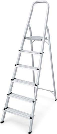 [05.086.12] Household step ladder, 6 steps (05.086.12, MARCO TOOLS)
