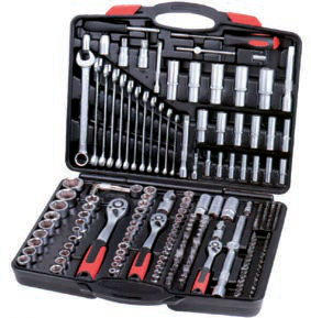 [05.090.49] Galvučių komplektas 1/4″, 3/8″, 1/2″, 219 vnt. (05.090.49, MARCO TOOLS)