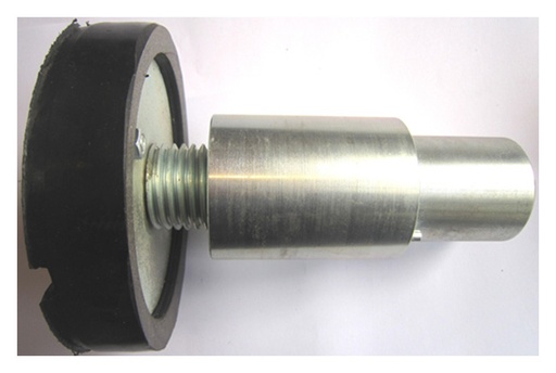 [PZ-GT45.200] Round support plate 200 with rubber pad, adjustable 95-190 mm (PZ-GT45.200, PITLIFT)