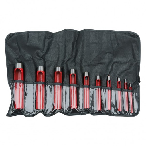 [129.2112] Round hole punch set, 10 pcs (129.2112, KS TOOLS)