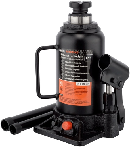 [43120] Hidrauliskais pudeles domkrats 12t (200-380 mm) (43120)
