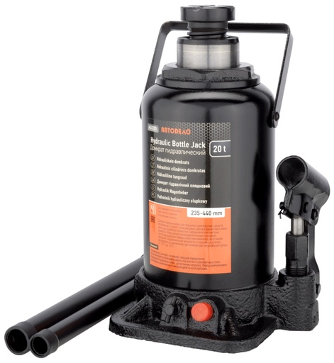 [43200] Hydraulic bottle jack 20t (205-390 mm) (43200, AVTODELO)