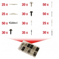 [420.0915] Assorted bodyshop metal fasteners, 400 pcs (420.0915, KS TOOLS)