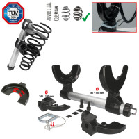 [500.8400] Universal coil spring compressor set, 6 pcs (500.8400, KS TOOLS)