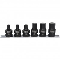 [515.1102] 1/2″ Impact bit socket set, hex, short, 6 pcs (515.1102, KS TOOLS)