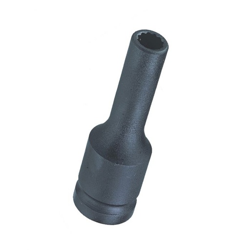 [448513] Smūginė galvutė 1/2" 12-kampė ilga plonasienė 13.0mm (448513, GENIUS)