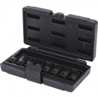 [515.1107] Trieciena Torx uzgaļu muciņu komplekts 1/2″, īsu, 8 gab., T30-T80 (515.1107, KS TOOLS)