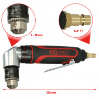 [515.5465] Pneumatic angled drill, chuck 1-10mm (515.5465, KS TOOLS)