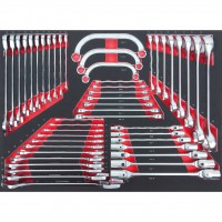 [711.0048] SCS spanner set, 48 pcs., in 1/1 system insert (711.0048, KS TOOLS)