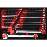 [811.0030] Combination spanner set in foam insert, 30 pcs (811.0030, KS TOOLS)