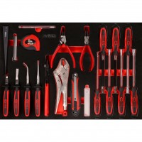 [811.1032] Screwdriver and pliers set in foam insert, 32 pcs (811.1032, KS TOOLS)
