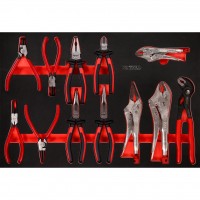 [811.0012] Pliers set in foam inlay, 12 pcs (811.0012, KS TOOLS)