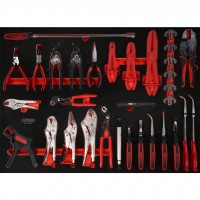 [821.0034] Replių rinkinys putplasčio įdėkle, 34 vnt. (821.0034, KS TOOLS)
