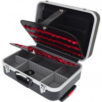 [850.0530] ABS rigid tool case with telescopic handle and wheels (850.0530, KS TOOLS)