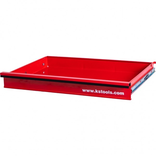 [873.1008-R004P] Atvilktne ar vietnes uzrakstu un lodīšu vadotnēm ratiņiem P10/P15, 568x398x65 mm (873.1008-R004P, KS TOOLS)