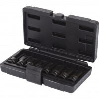 [911.0901] 1/2" smūginių Torx antgalinių galvučių rinkinys, ilgos, T30–T80, 8 vnt. (911.0901, KS TOOLS)