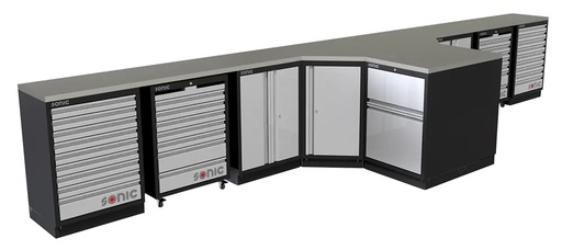 [4731533] Įrankių spintelių komplektas 6140mm Sonic Equipment (4731533, SONIC)
