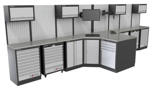 [4731535] Įrankių spintelių komplektas 6140mm Sonic Equipment (4731535, SONIC)