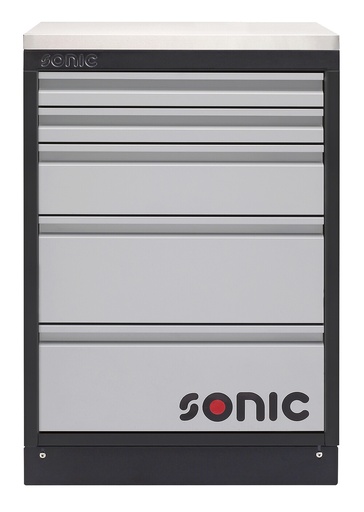 [47640] Įrankių spintelė su 5 stalčiais 674x962x500 mm (47640, SONIC)