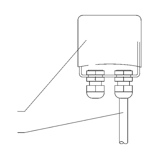 [046410592] Junction box to motor 2 cable assembly (046410592, RAVAGLIOLI)
