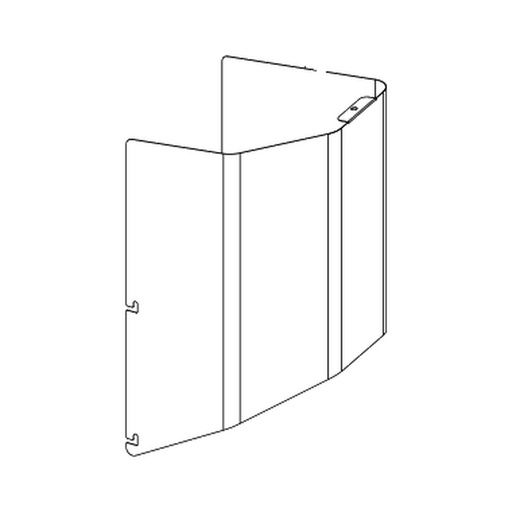 [0473187800] Labās kolonnas priekšējais pārsegs, krāsots (0473187800, RAVAGLIOLI)