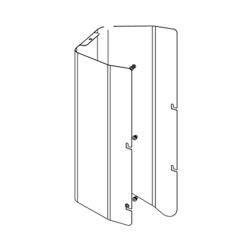 [0473188000] Right column rear cover, painted (0473188000, RAVAGLIOLI)