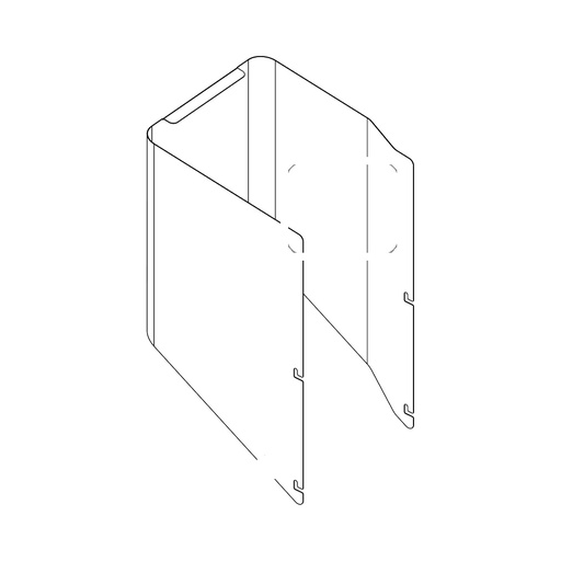 [0473189000] Front left cover, painted (0473189000, RAVAGLIOLI)