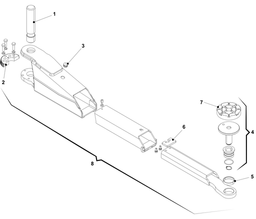 [047490060] Lift short arm, KPS32 (047490060, RAVAGLIOLI)