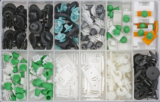 [4822356] Trim fastener clip set Audi cars 160 pcs (4822356, SONIC)