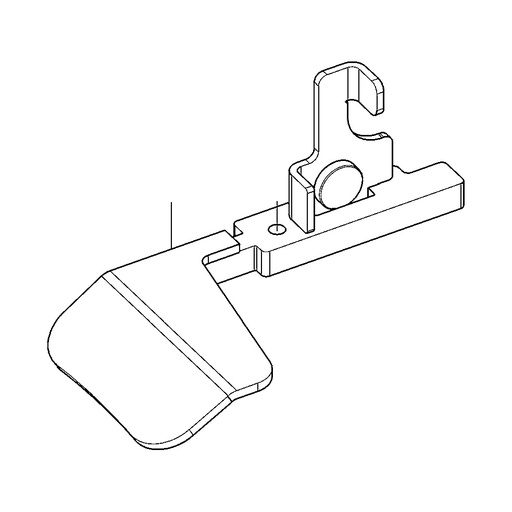 [129713940] Welded pedal G4-G6, galvanized (129713940, RAVAGLIOLI)