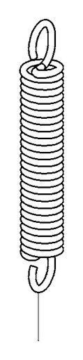 [129717310] Traukos spyruoklė, cinkuota (129717310, RAVAGLIOLI)
