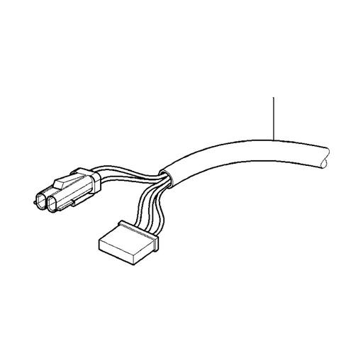 [20851] Power cable with connector, 680 mm (20851, RAVAGLIOLI)