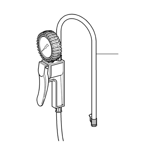 [399313] Tyre inflator gun with pressure gauge (399313, RAVAGLIOLI)