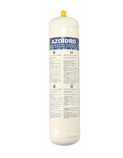 [5400154] Azoto/vandenilio dujų mišinio balionas (1 l) kondicionierių sistemų nuotėkiui ieškoti, komplektas 6 vnt. (5400154, TEXA)