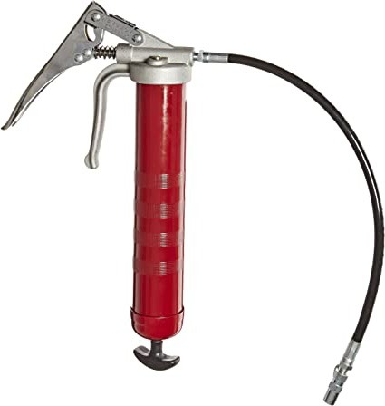 [555-E] Lever Grease Gun Pistol Grip with Outlet Hose (555-E, EUROLUBE)