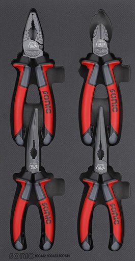 [600432] Pliers set 4 pcs (600432, SONIC)