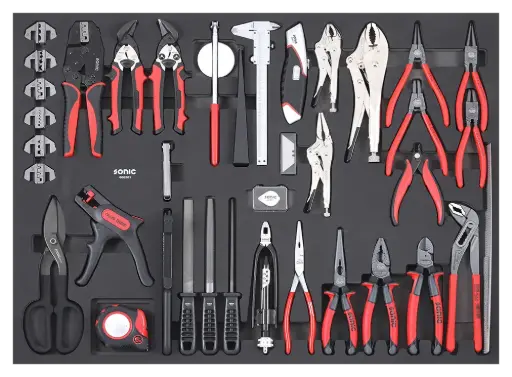 [606301] Pliers set SFS-XL, 63 pcs (606301, SONIC)