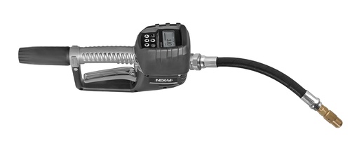 [10522] NEX·U·® U·link Wireless digital hand meter with formable hose, manual non-drip nozzle 1/2" (F) BSP Oil/Glycol (10522, EUROLUBE)