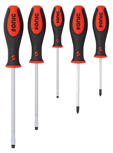 [600514] Go-through (impact) screwdriver set, 5 pcs (600514, SONIC)