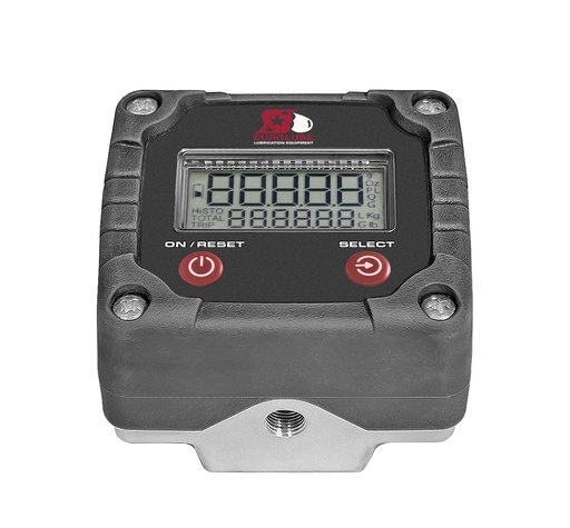 [2168600] Digital grease inline meter 1/8 in. (F) BSP 2500 g/min 70 MPa (700 bar) (2168600, EUROLUBE)